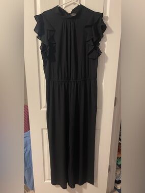 1. State Black Ruffle Sleeve Jumpsuit